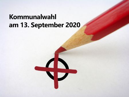 Kommunalwahl am Sonntag, 13. September 2020